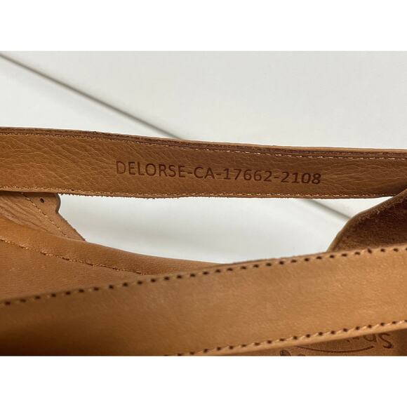 Spring Step Eslora Flat Womens Shoes Sz EU 42 10.5-11 Genuine Leather Camel Tan - Picture 6 of 9